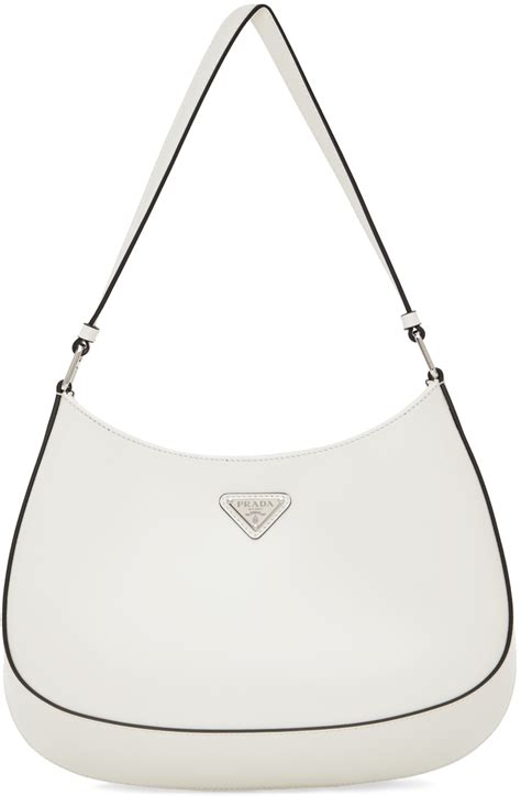 prada cleo white bag|Prada cleo bag price.